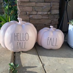 Rae Dunn fall pumpkins